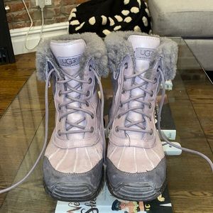 Grey Ugg Adirondack Boots